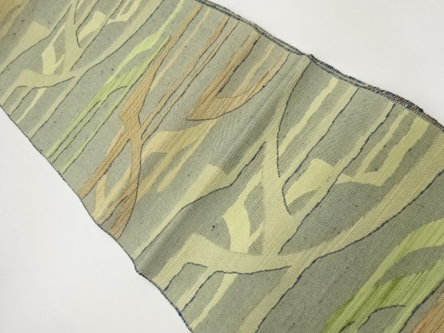 JAPANESE KIMONO / ABSTRACT PATTERN WEAVING NAGOYA OBI